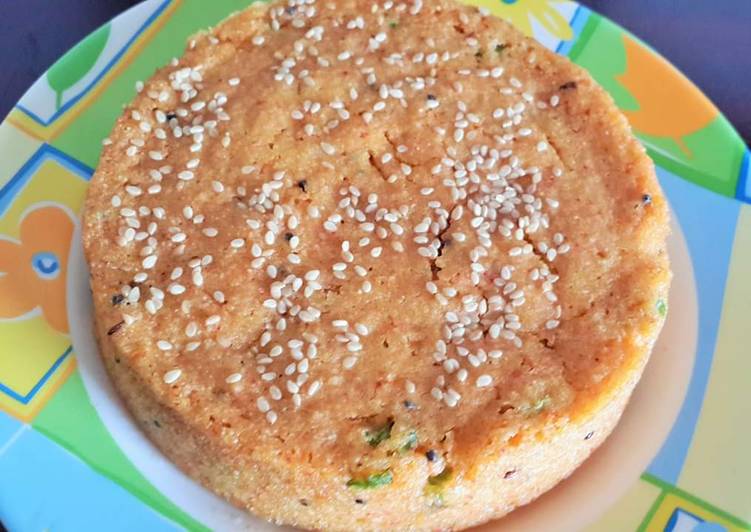 My Daughter love Savory semolina cake