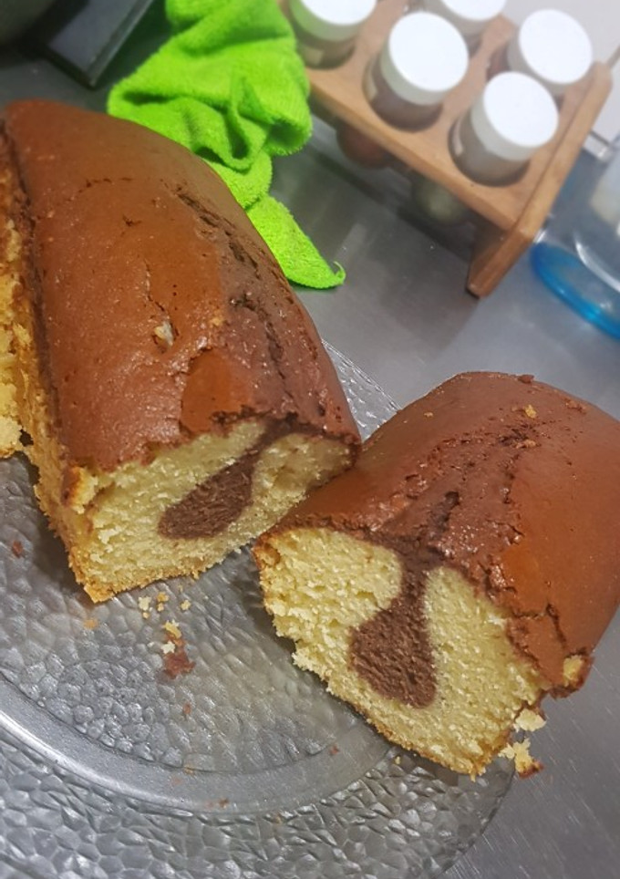 Una foto de Budín marmolado
