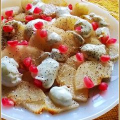 A picture of Pear raita.