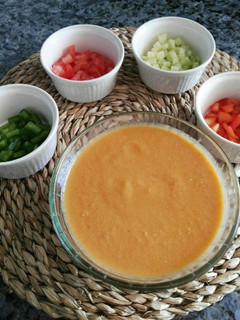 Una foto de Gazpacho andaluz