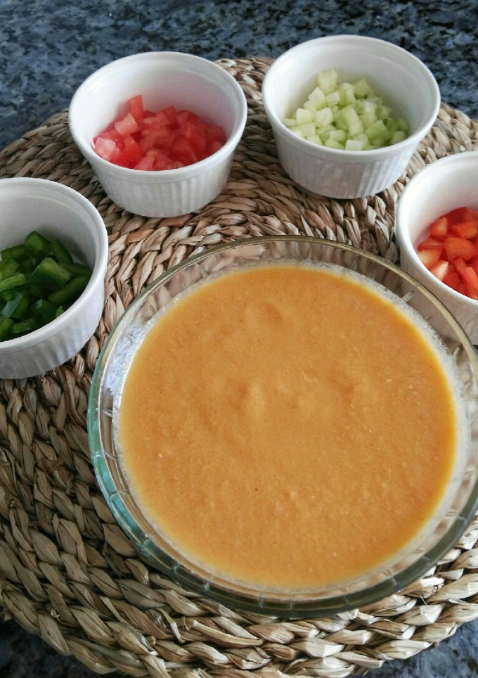Una foto de Gazpacho andaluz