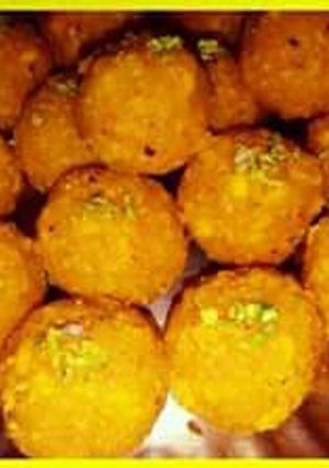 A picture of Chanadal ladoo.