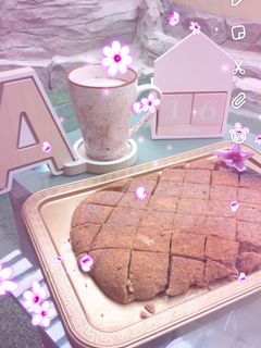 صورة لوصفة كيكة التمر اللذيذه