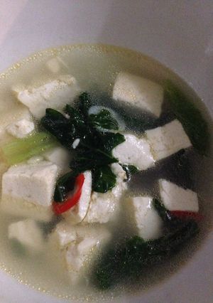 Foto resep Bening sawi with tahu putih