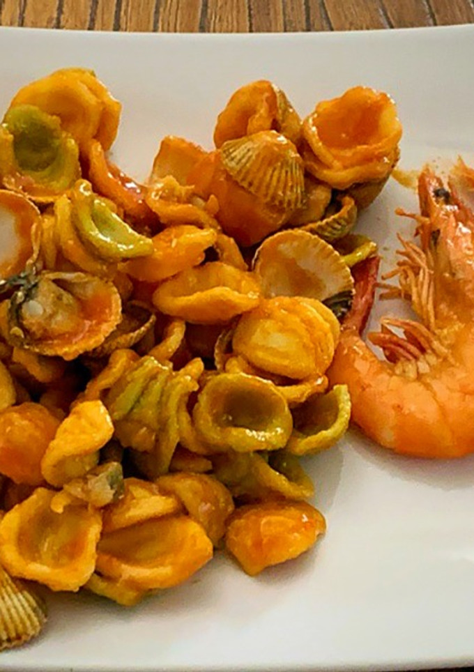 Una foto de Orecchiette a la marinera