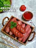 Homemade Beef Chicken Bratwurst