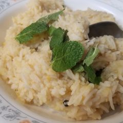 A picture of Podina khichdi.