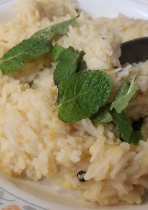 A picture of Podina khichdi.
