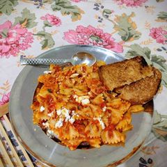 A picture of Pasta red sauce.