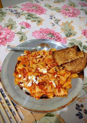 A picture of Pasta red sauce.