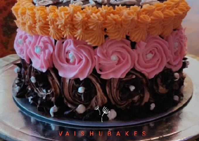 Recipe of Homemade Chocolate Rossettes Cake