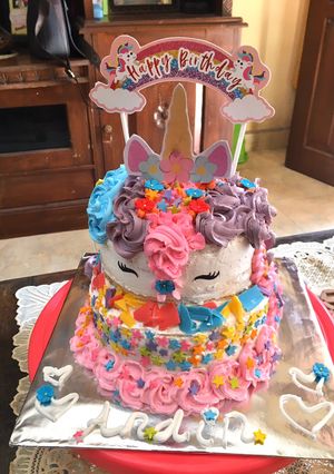 Foto resep Cake Unicorn..🦄🦄