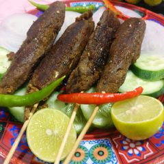 A picture of Seekh kebab.