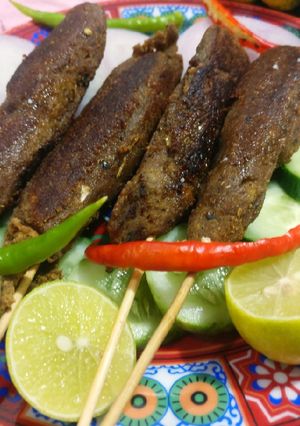 A picture of Seekh kebab.