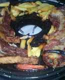 Cima en el horno circular