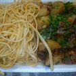 Chanfainita con tallarines