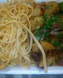 Chanfainita con tallarines