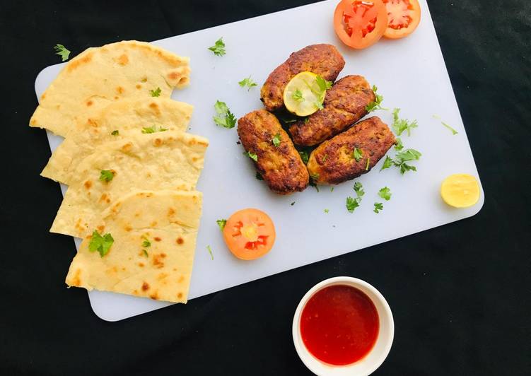 Turkish Adana Kebab With Bread