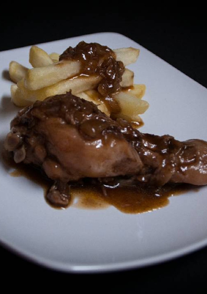 Una foto de Pollo a la coca cola