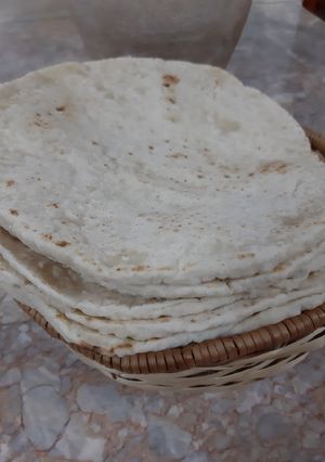 صورة لوصفة خبز في الطاسه