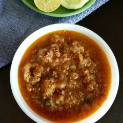 A picture of Mutton kheema Kothu Curry Masala.