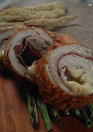 Foto resep Chicken Cordon Bleu Roll
