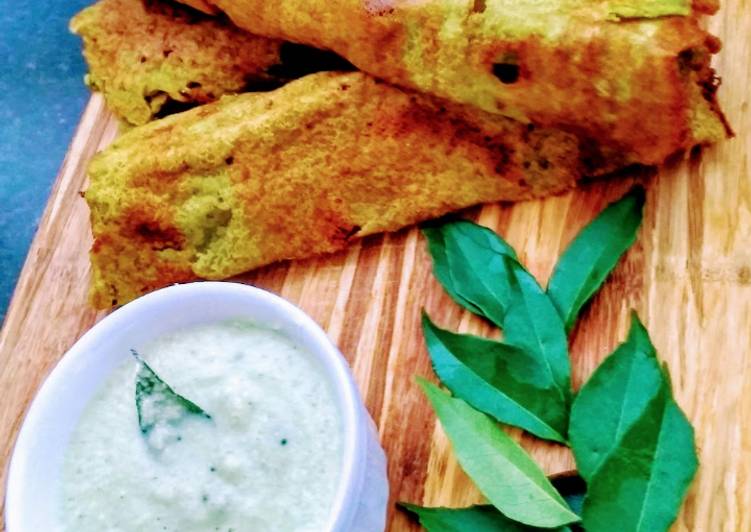 Steps to Prepare Perfect Pesarattu Dosa /Sprouts whole moong dosa