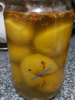 صورة لوصفة ليمون مخلل 🍋🍋