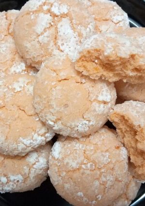 ऑरेंज क्रिंकल कुकीज़ (Orange crinkle cookies recipe in hindi) रेसिपी मुख्य फोटो
