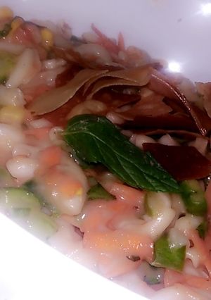صورة لوصفة سلطة الباستا على طريقتي 😋