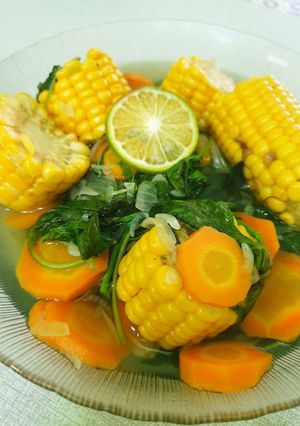 Foto resep Bayam bening campur