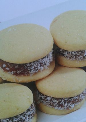 Una foto de Alfajores de maicena para celíacos