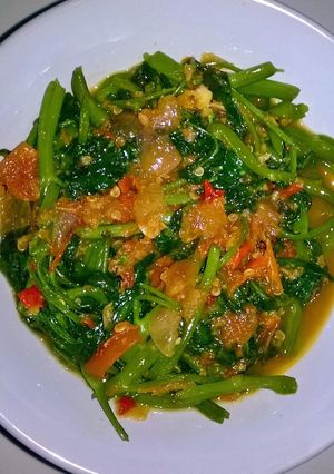 Foto resep Sambal kangkung balacan