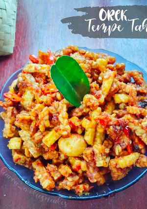 Foto resep (637) Orek Tempe Tahu