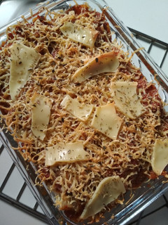 Foto resep Baked Rice with Bolognese Sauce