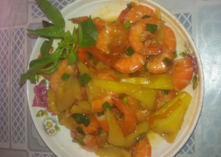 Resep Udang asam manis yang Lezat