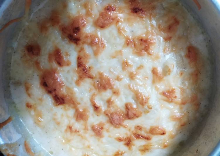 Recipe of Super Quick Homemade Cheesy and Creamy Baked Macaroni