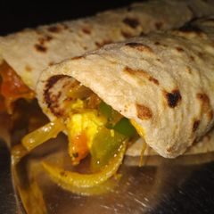 A picture of Roti veg Roll.