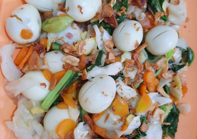 Resep Osengan sayur telur puyuh simple yang Bisa Manjain Lidah