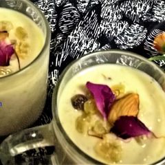 Oats & Gulkand Kheer A picture of Oats & Gulkand Kheer.