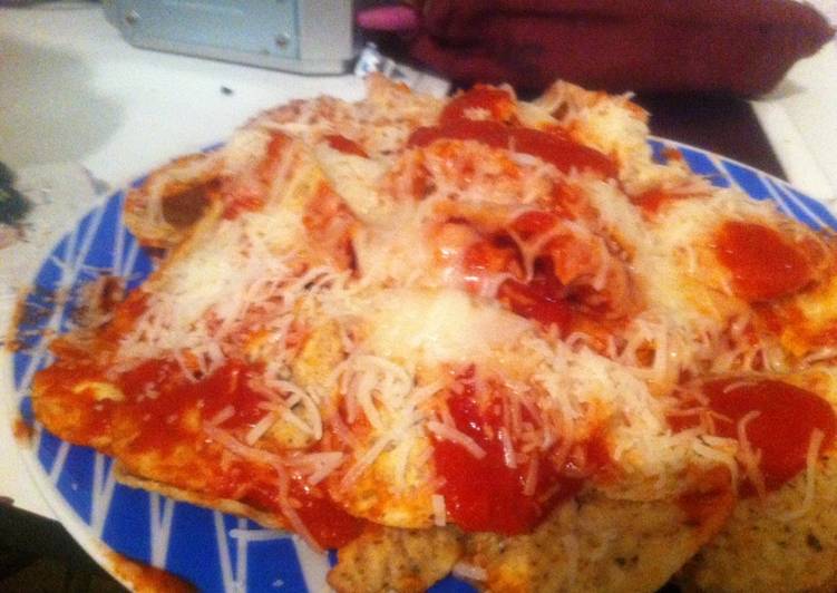 Nachos tipo pizza <3