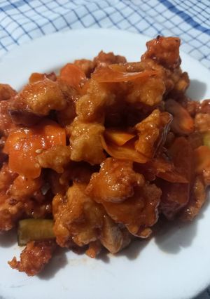 Foto resep Ayam asam manis ala me