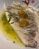Rodaballo al horno en salsa