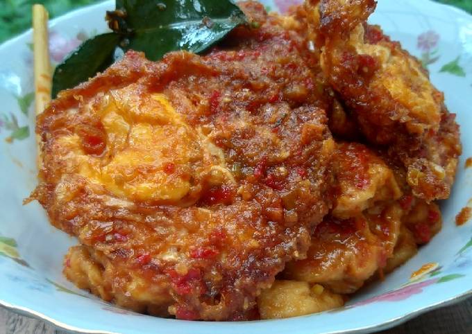 Tahu Telur Bumbu Bali