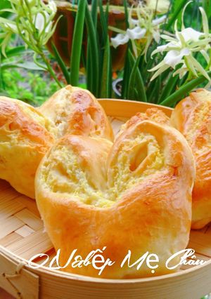 Hình của món Bánh mì mềm sữa dừa.