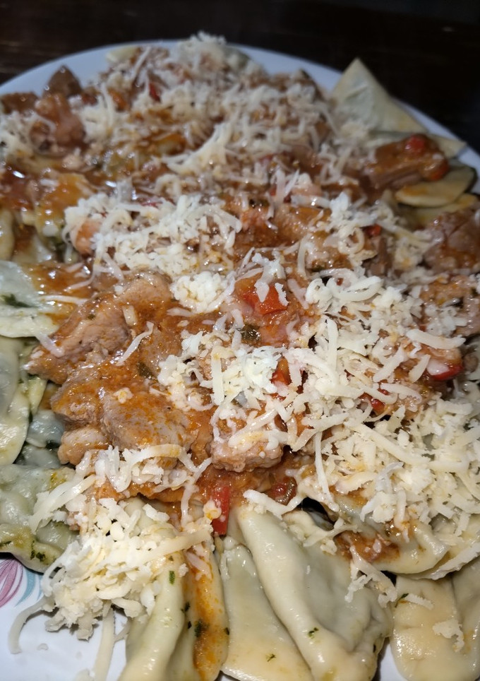 Una foto de Tortelline de verdura