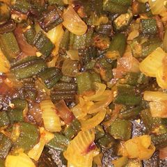 Bhindi ki sabji A picture of Bhindi ki sabji.