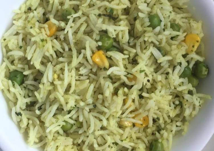 How to Prepare Speedy Corn And Peas Fried Rice