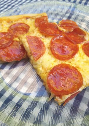 Una foto de Pizza