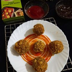 Quick Crispy beans ball - fried party starter A picture of Quick Crispy beans ball - fried party starter.